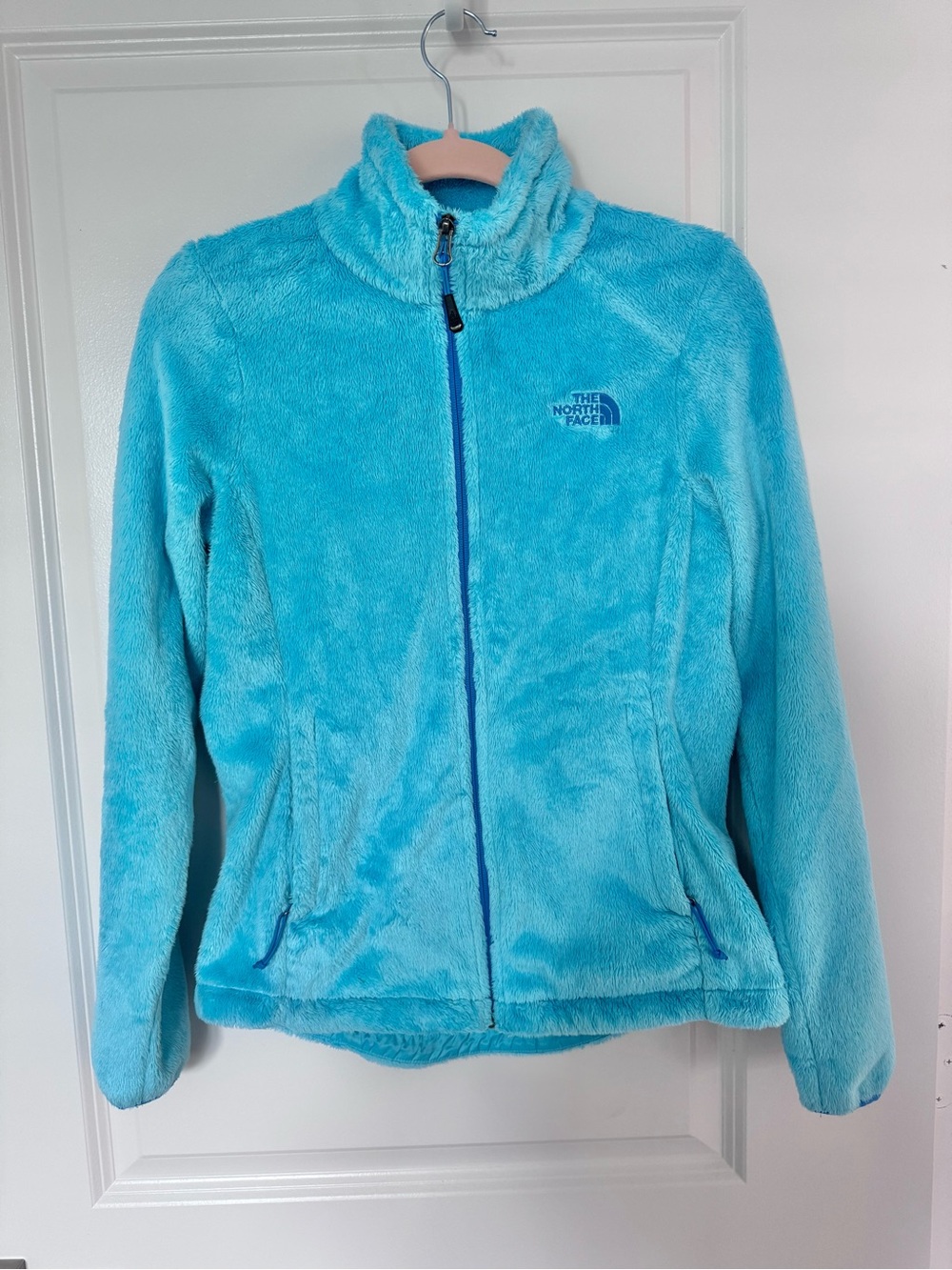 The North Face Fleece Blue Zip Up Jacket